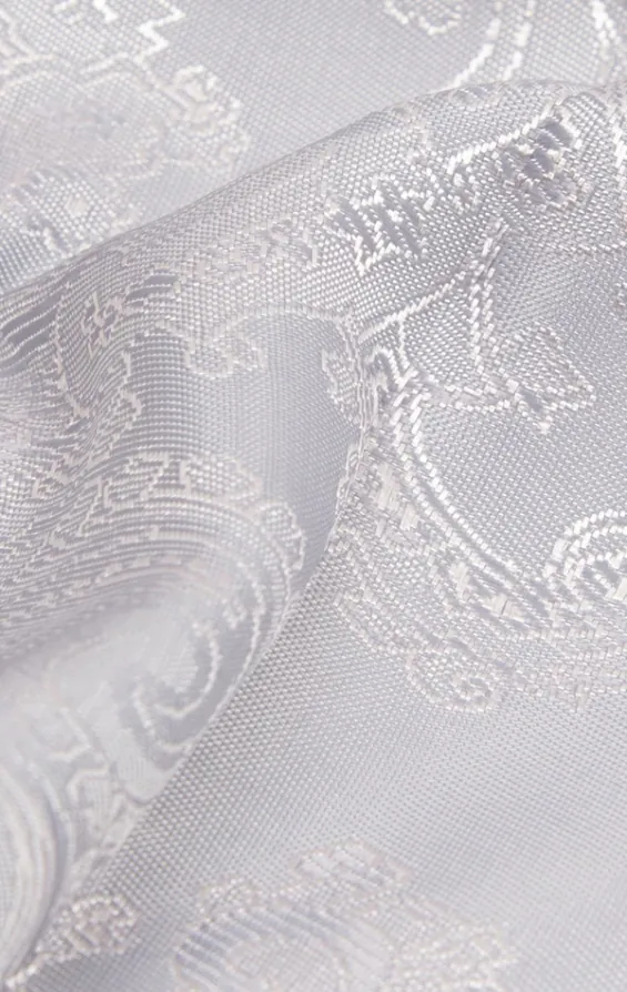 Silver Paisley Handkerchief - photo 1 Silver Paisley Handkerchief - photo 1