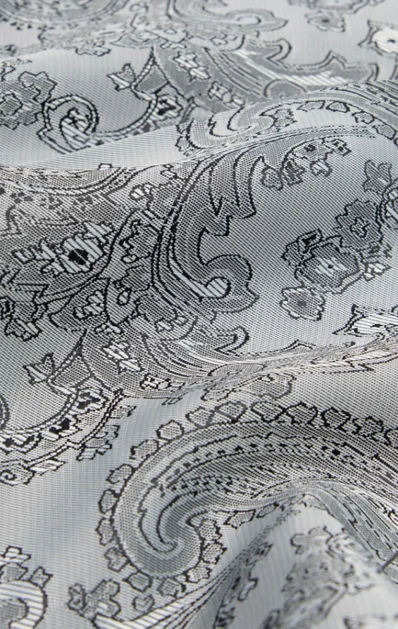 Gray Paisley Handkerchief - photo 1