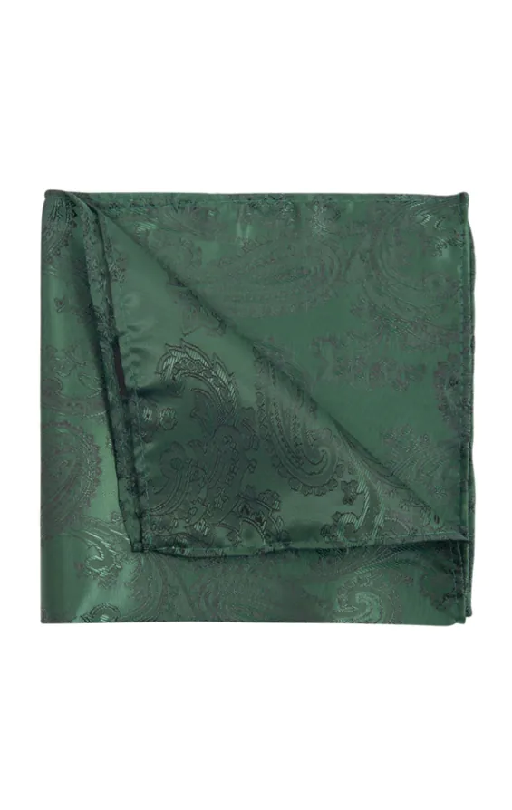 Racing Green Paisley Handkerchief Racing Green Paisley Handkerchief
