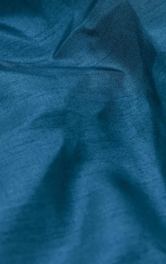 Moroccan Blue Dupion Handkerchief - photo 2 Moroccan Blue Dupion Handkerchief - photo 2