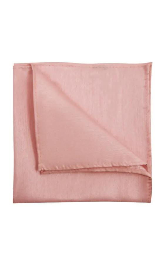 Dusty Pink Dupion Handkerchief