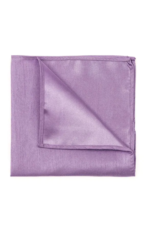 Lavender Dupion Handkerchief