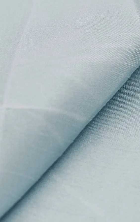 Powder Blue Dupion Handkerchief - photo 2