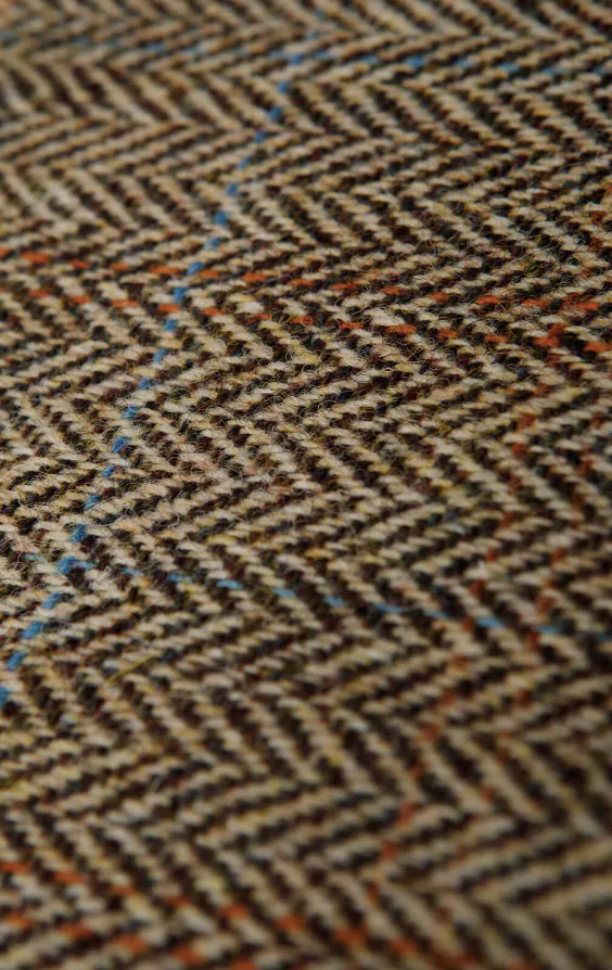 Harris Tweed of Scotland Brown Windowpane Check Tweed Suit - photo 7