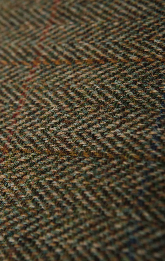 Harris Tweed of Scotland Green Herringbone Windowpane Check Tweed Jacket - photo 5 Harris Tweed of Scotland Green Herringbone Windowpane Check Tweed Jacket - photo 5