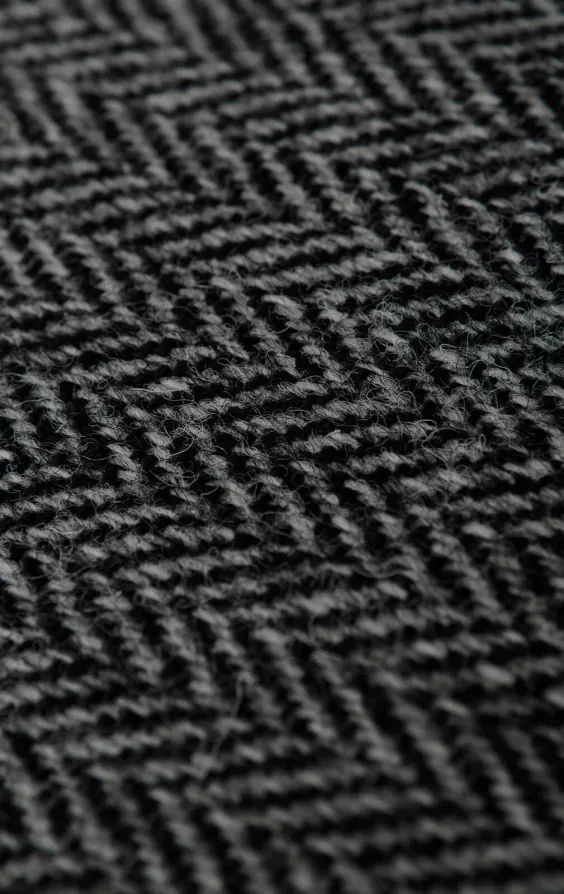 Harris Tweed of Scotland Gray Herringbone Tweed Jacket - photo 5