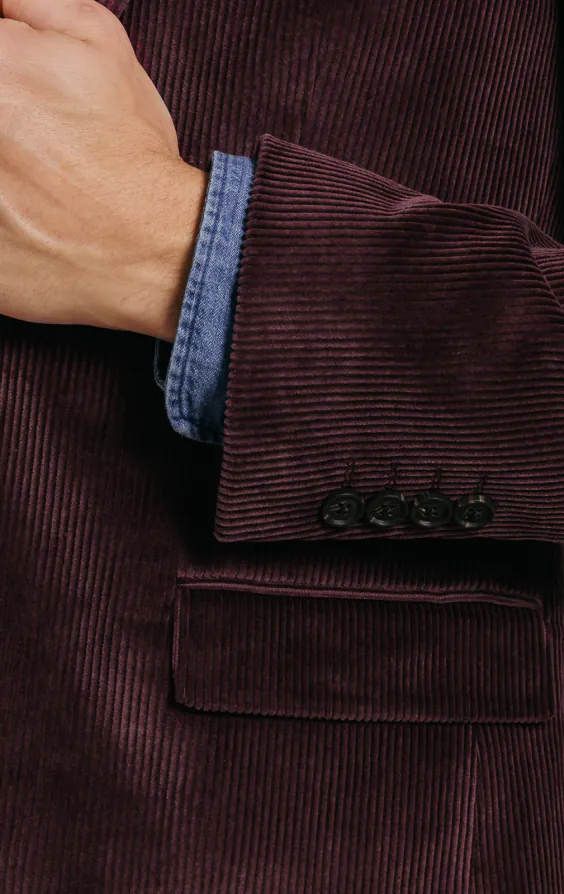 Burgundy Corduroy Jacket - photo 2 Burgundy Corduroy Jacket - photo 2