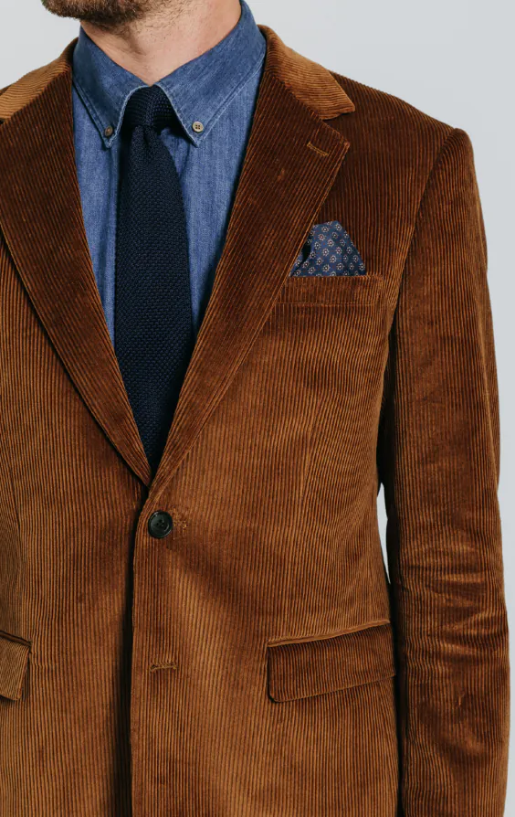 Mid Brown Corduroy Jacket | Dobell