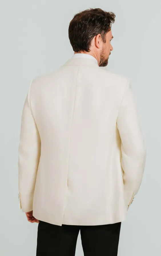 White Notch Lapel 3 Piece Tuxedo - photo 3