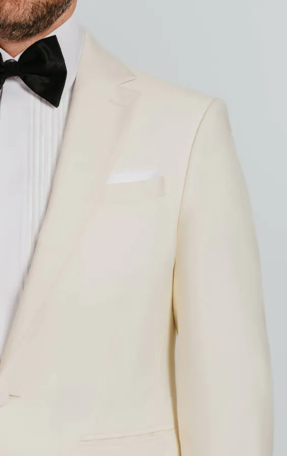 White Notch Lapel 3 Piece Tuxedo - photo 5