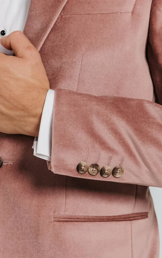 blush pink dress jacket Rose Suit Jacket