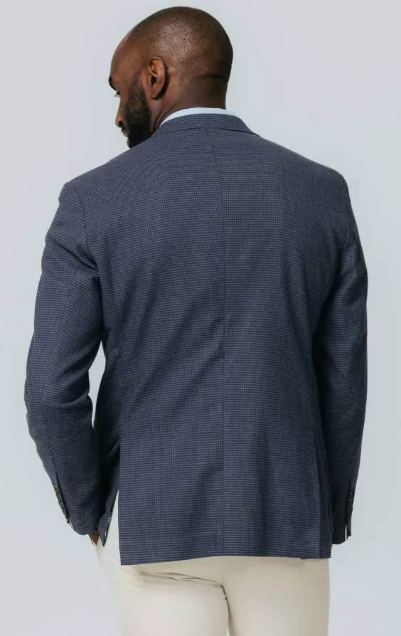 Navy Puppytooth Check Jacket - photo 5 Navy Puppytooth Check Jacket - photo 5