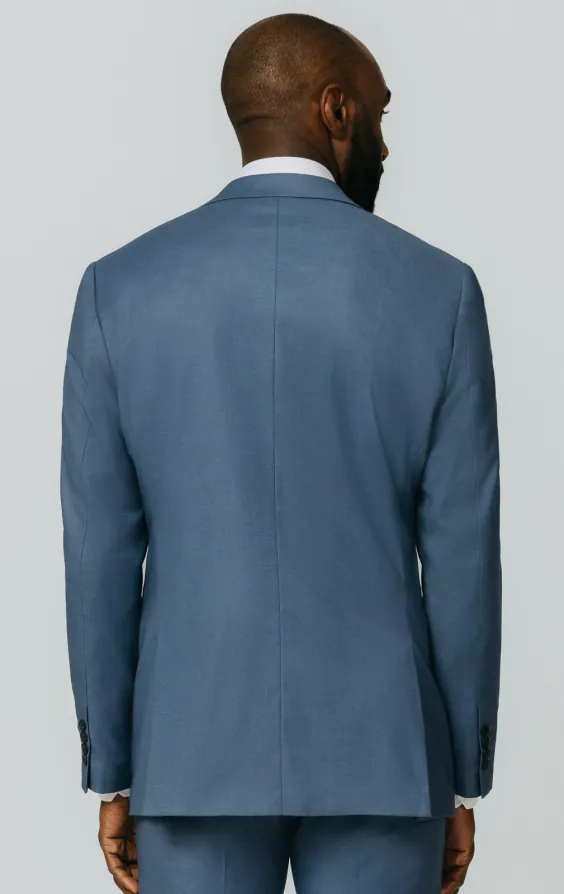 Blue Sharkskin Suit Jacket - photo 5 Blue Sharkskin Suit Jacket - photo 5