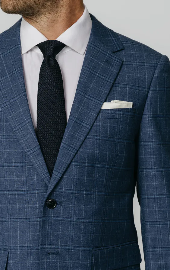 Blue Check Suit - photo 3 Blue Check Suit - photo 3