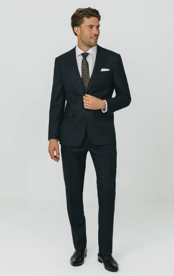 Navy Chalkstripe Suit Jacket - photo 1 Navy Chalkstripe Suit Jacket - photo 1