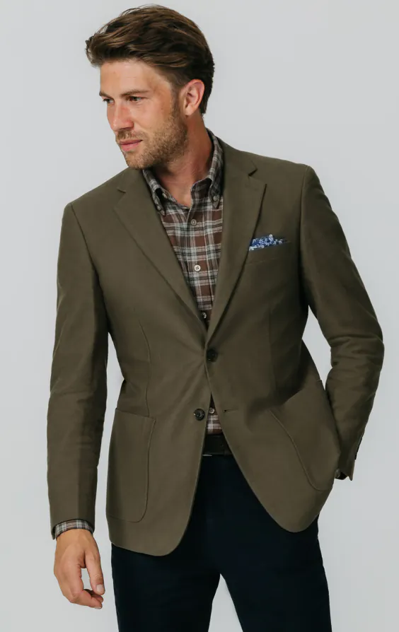 Olive Moleskin Jacket Olive Moleskin Jacket