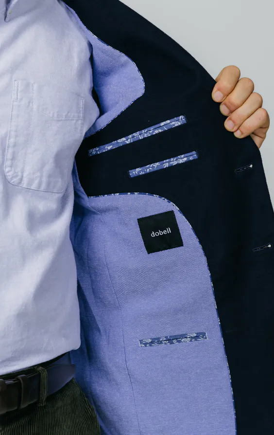 Navy Moleskin Jacket - photo 4