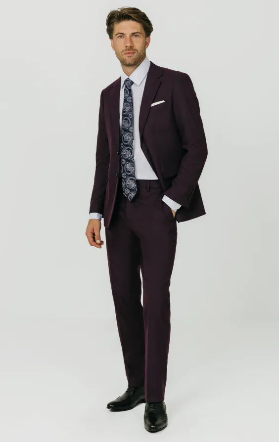 Blackberry Twill Suit Jacket - photo 1 Blackberry Twill Suit Jacket - photo 1