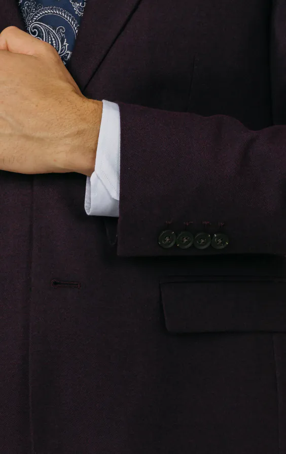 Blackberry Twill Suit Jacket - photo 2 Blackberry Twill Suit Jacket - photo 2