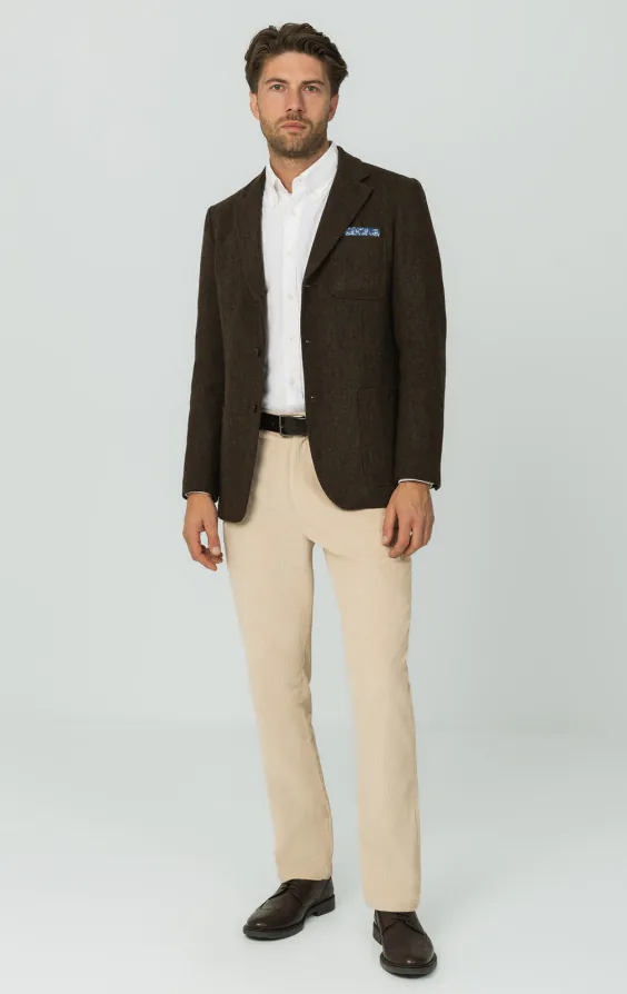 Brown Barleycorn Tweed Jacket - photo 1 Brown Barleycorn Tweed Jacket - photo 1