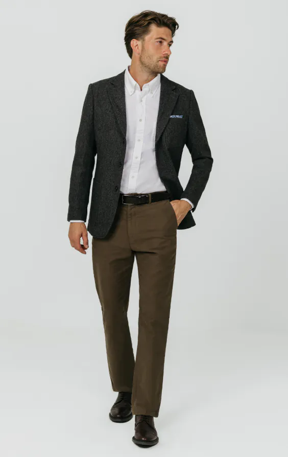 Gray Barleycorn Tweed Jacket - photo 1 Gray Barleycorn Tweed Jacket - photo 1