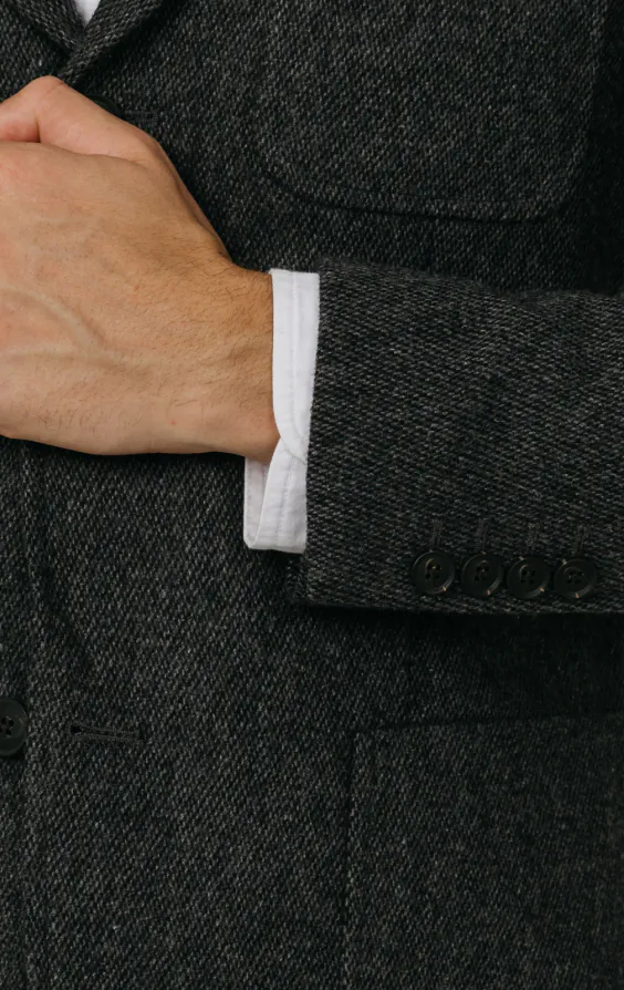 Gray Barleycorn Tweed Jacket - photo 2 Gray Barleycorn Tweed Jacket - photo 2