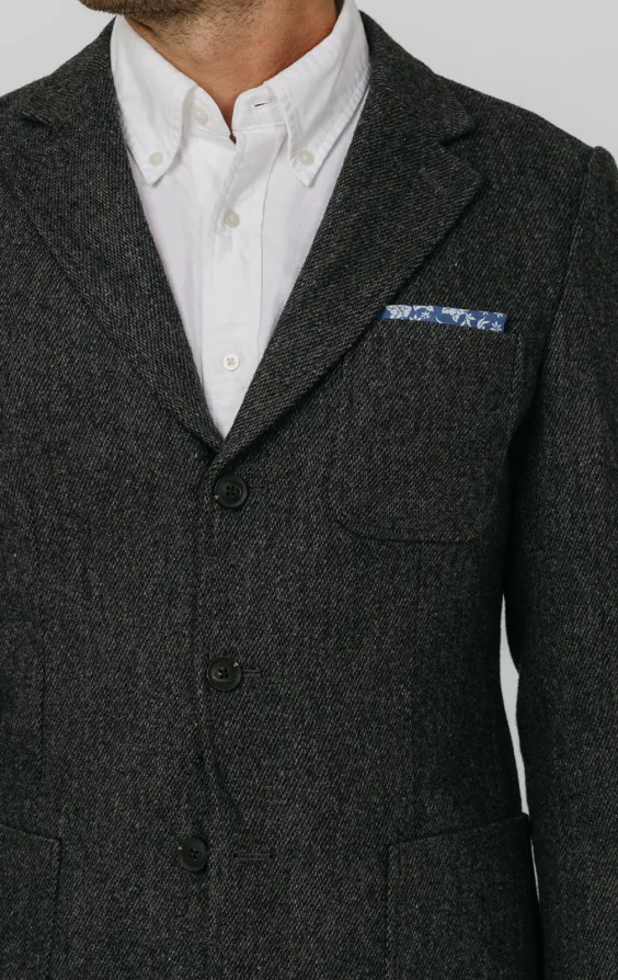 Gray Barleycorn Tweed Jacket - photo 3 Gray Barleycorn Tweed Jacket - photo 3