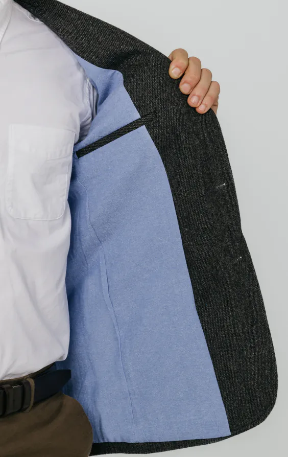 Gray Barleycorn Tweed Jacket - photo 4 Gray Barleycorn Tweed Jacket - photo 4