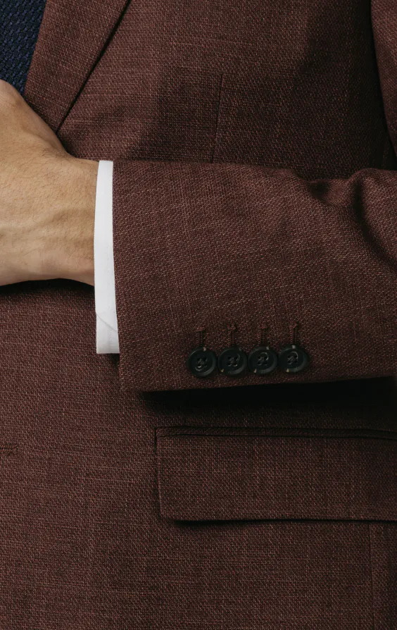 Dark Rosewood Weave Suit Jacket - photo 2 Dark Rosewood Weave Suit Jacket - photo 2