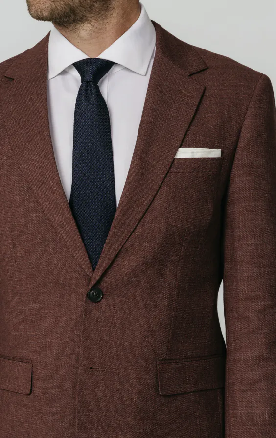 Dark Rosewood Weave Suit Jacket - photo 3 Dark Rosewood Weave Suit Jacket - photo 3