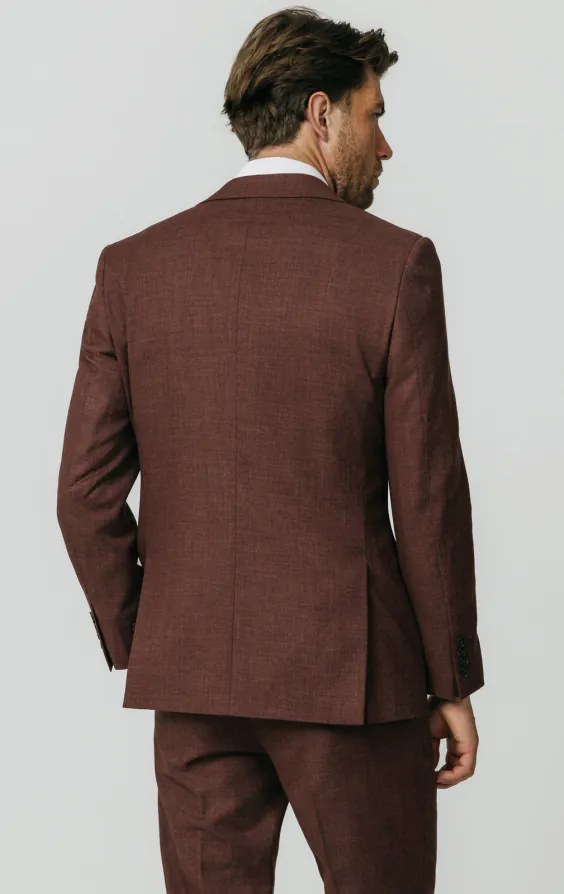 Dark Rosewood Weave Suit Jacket - photo 5 Dark Rosewood Weave Suit Jacket - photo 5