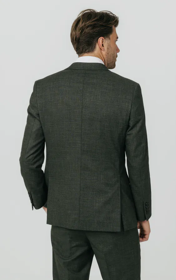 Green Weave Double Breasted 3 Piece Suit - photo 5 Green Weave Double Breasted 3 Piece Suit - photo 5