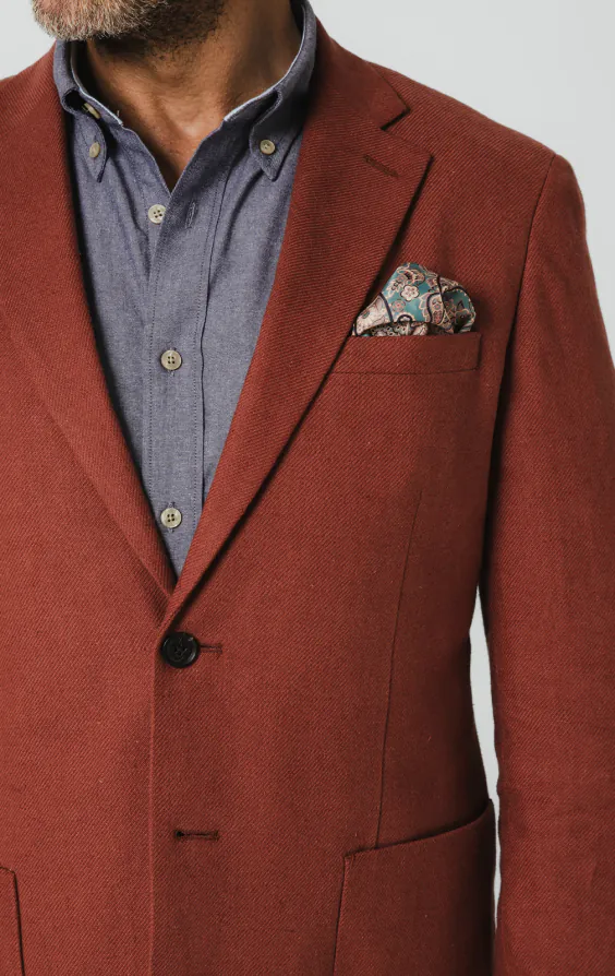 Terracotta Linen Jacket - photo 3
