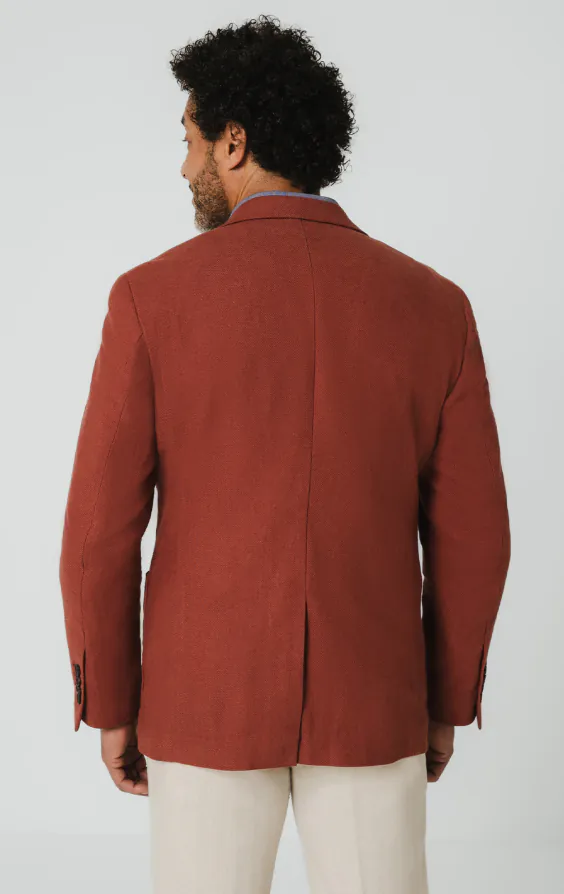Terracotta Linen Jacket - photo 6