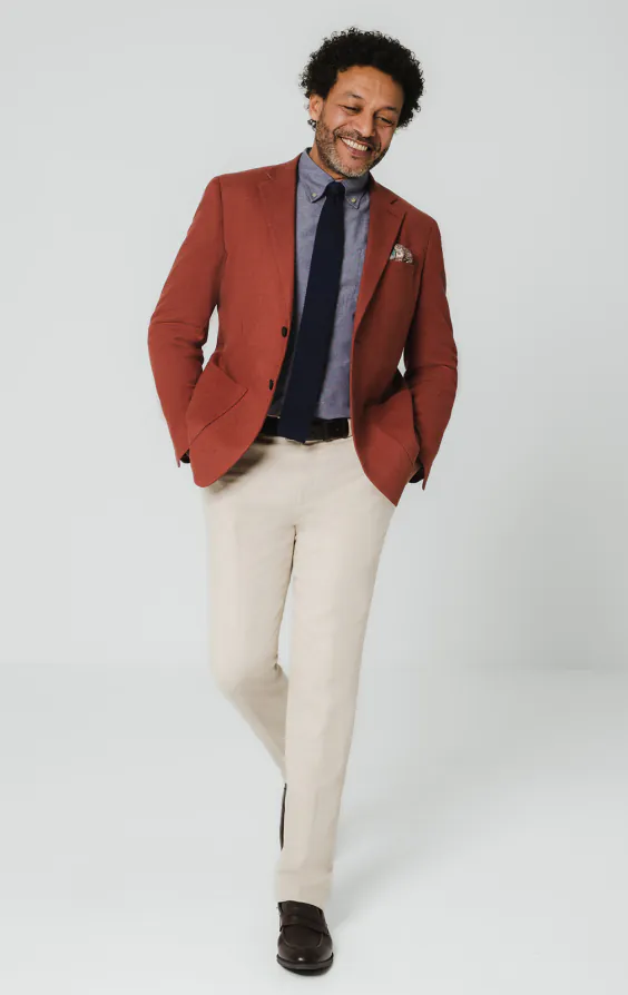 Terracotta Linen Jacket - photo 1