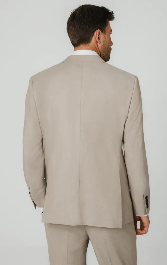 Stone Sharkskin Suit - photo 5