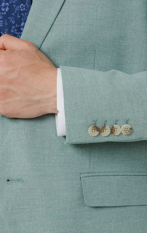 Mint Green Hopsack Suit - photo 2 Mint Green Hopsack Suit - photo 2