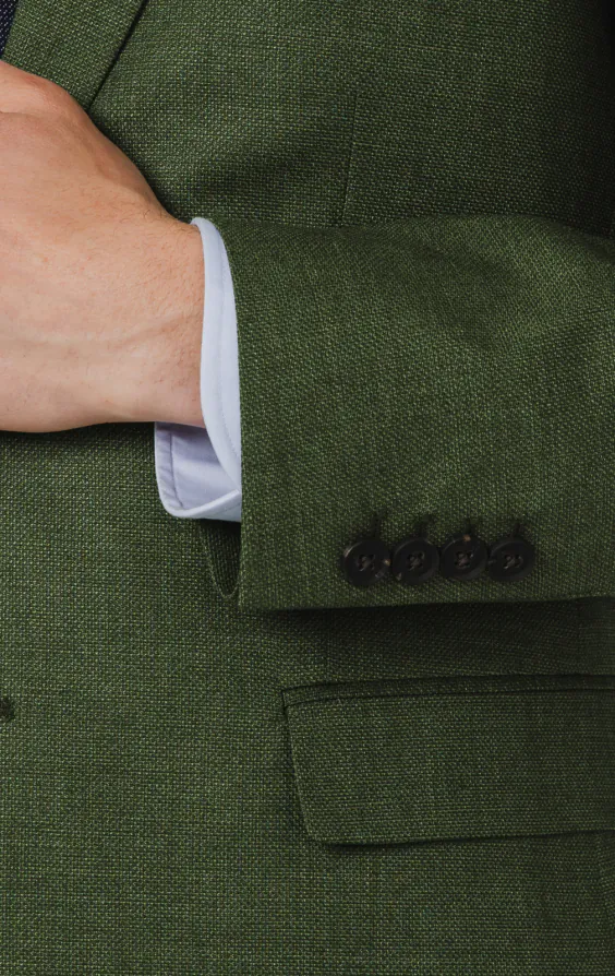 Pine Green Textured Weave Suit - photo 2 Pine Green Textured Weave Suit - photo 2