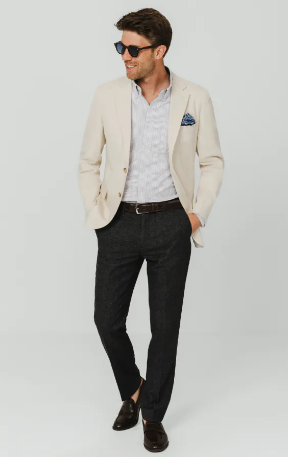 Cream Cotton Twill Jacket - photo 1 Cream Cotton Twill Jacket - photo 1