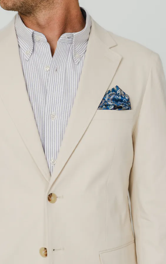 Cream Cotton Twill Jacket - photo 3 Cream Cotton Twill Jacket - photo 3