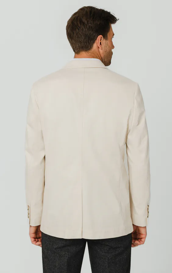 Cream Cotton Twill Jacket - photo 5 Cream Cotton Twill Jacket - photo 5