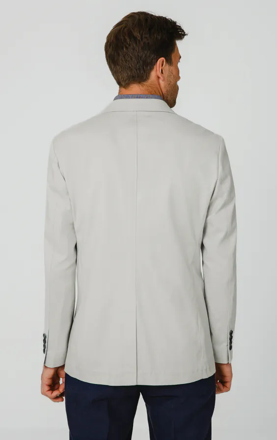 Light Gray Cotton Twill Jacket - photo 5 Light Gray Cotton Twill Jacket - photo 5