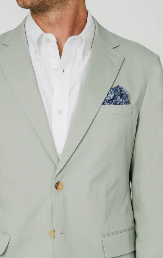 Sage Green Cotton Twill Jacket - photo 3 Sage Green Cotton Twill Jacket - photo 3