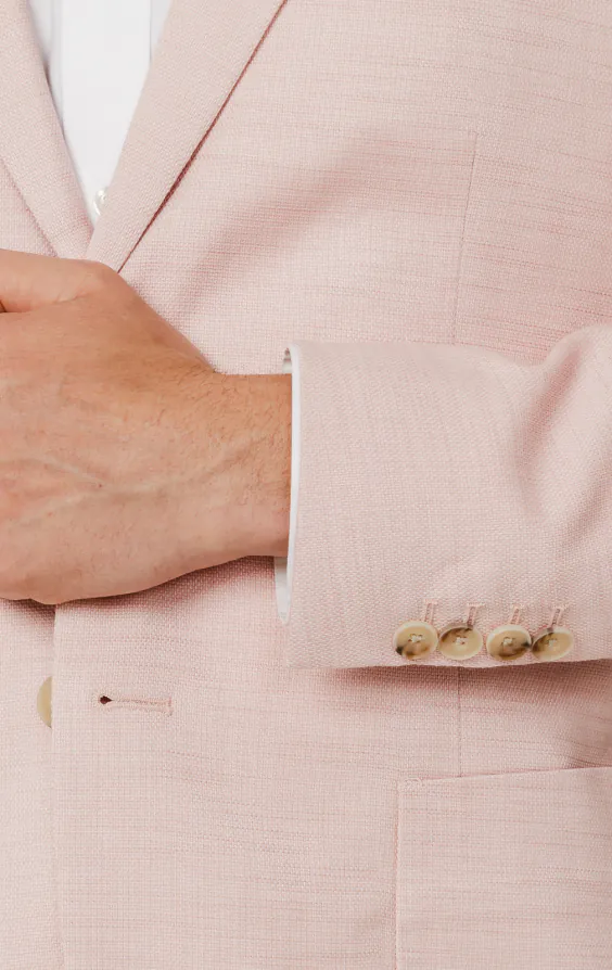 Light Pink Textured Weave Jacket - photo 2 Light Pink Textured Weave Jacket - photo 2