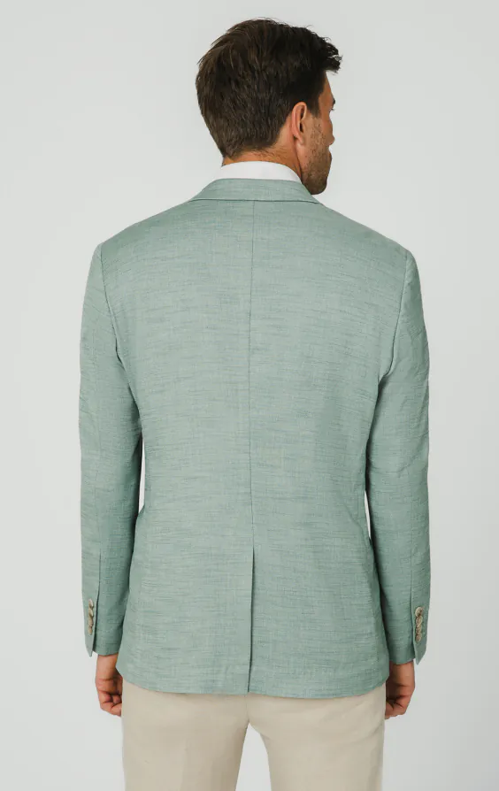 Aqua Green Textured Weave Jacket - photo 5 Aqua Green Textured Weave Jacket - photo 5