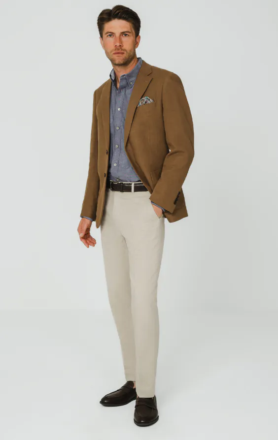 Mid Brown Ramie Jacket - photo 1 Mid Brown Ramie Jacket - photo 1