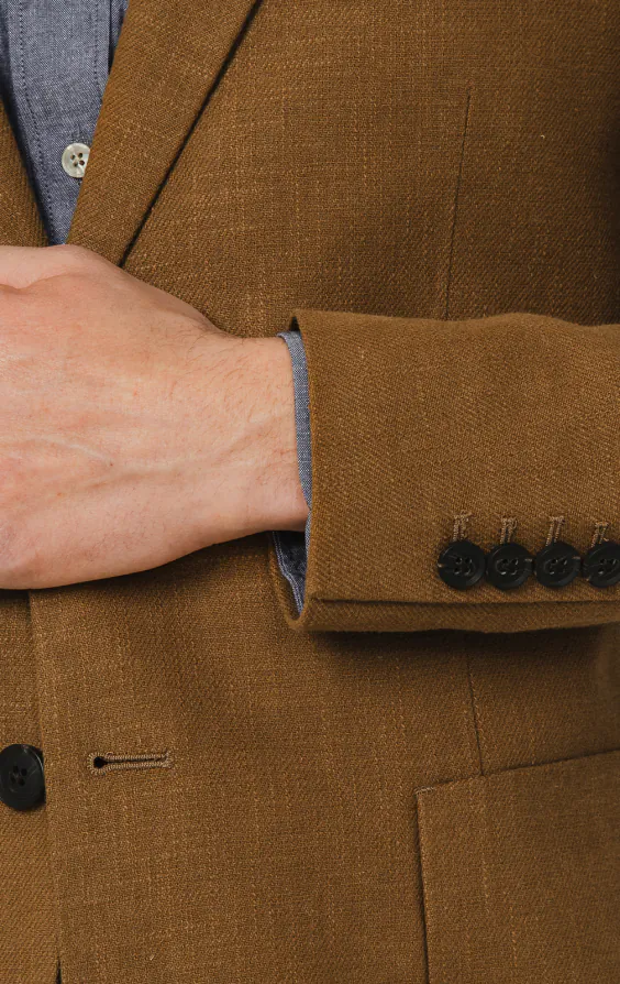 Mid Brown Ramie Jacket - photo 2 Mid Brown Ramie Jacket - photo 2