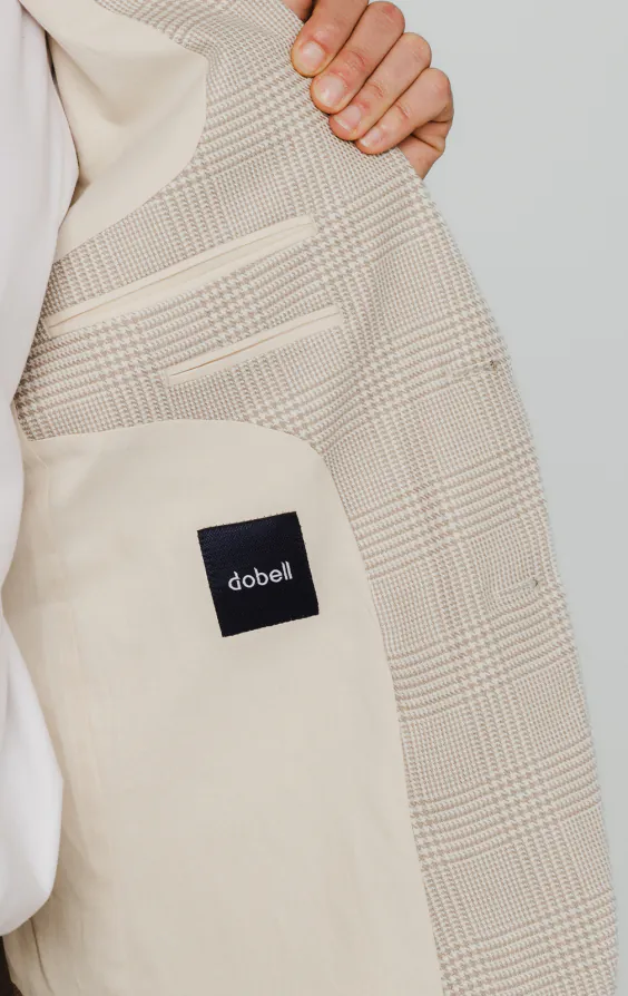 Beige Prince of Wales Check Jacket - photo 4 Beige Prince of Wales Check Jacket - photo 4