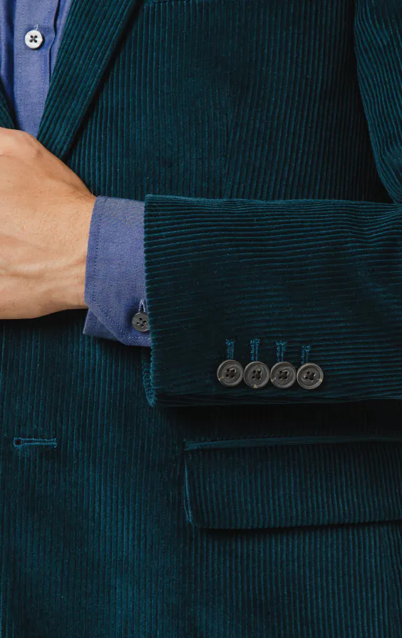 Teal Corduroy Suit - photo 2 Teal Corduroy Suit - photo 2