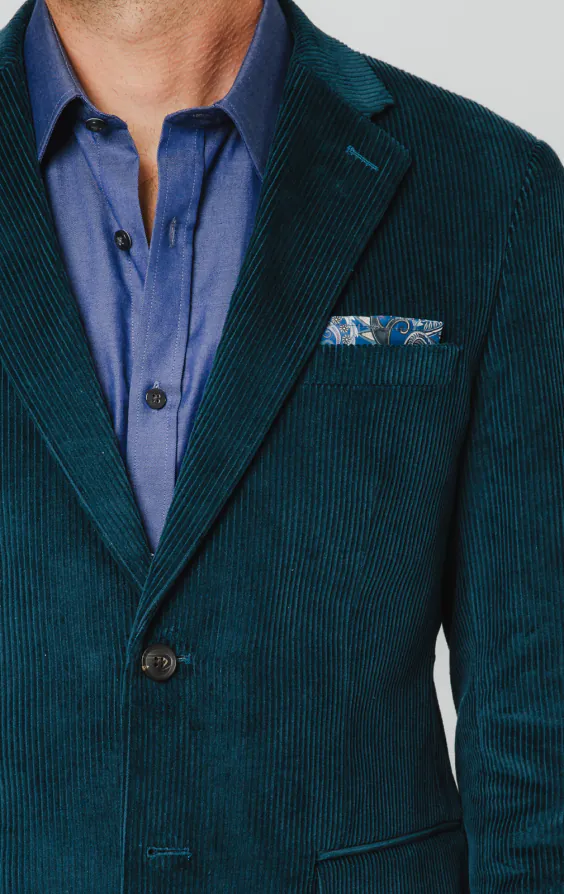 Teal Corduroy Suit - photo 3 Teal Corduroy Suit - photo 3